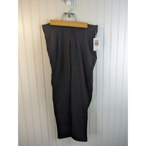 Torrid Size 00 Medium Large Comfort Crop Black Pants Yoga Athletic